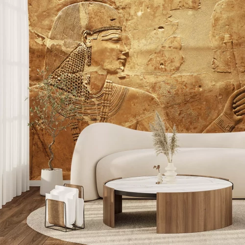 Papier peint  Bas-relief en pierre de l'Égypte ancienne
