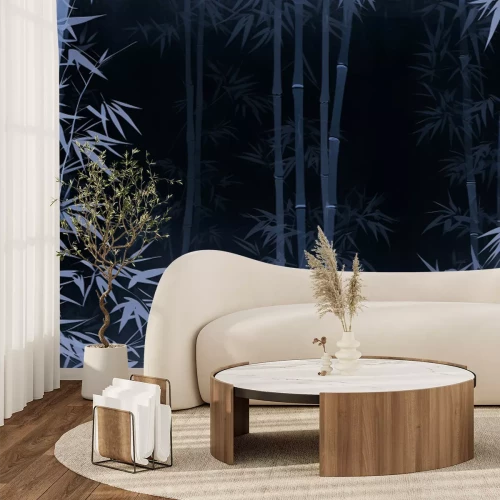 Papier peint  Paysage de forêt de bambous
