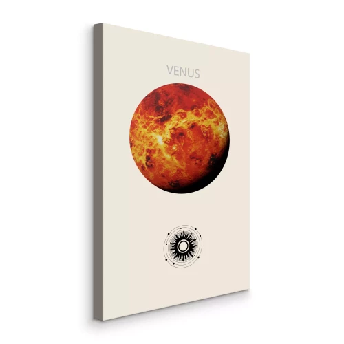 Tableau  Vénus, la planète la plus brillante du système solaire