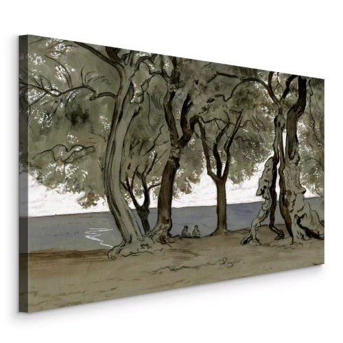 Tableau  Reproduction du tableau Soirée à Tivoli