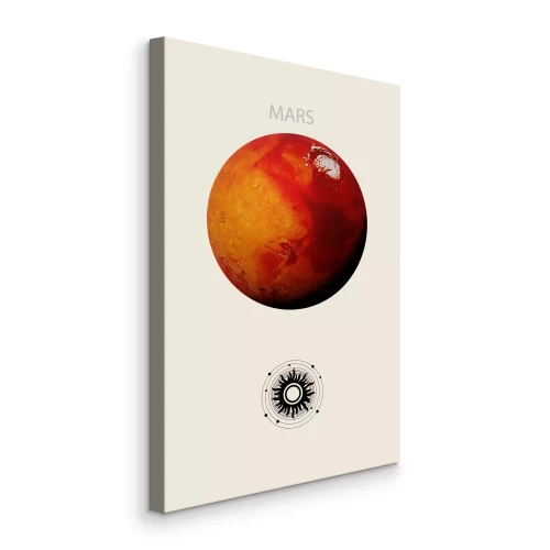 Tableau  Mars, la planète rouge