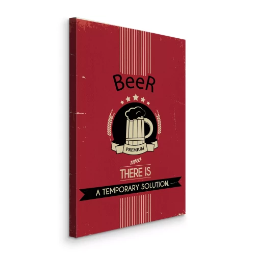 Tableau  Panneau décoratif vintage pour la bière