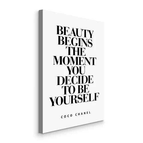 Tableau  Inscription de motivation sur l'authenticité