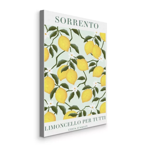 Tableau  Citrons avec inscriptions italiennes