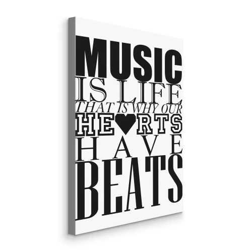 Tableau  La musique est au cœur de nos vies