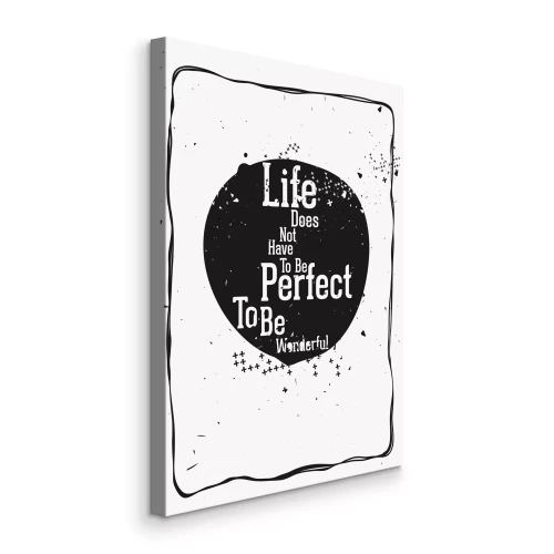 Tableau  Une typographie qui inspire la vie