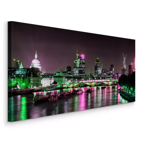 Tableau  Paysage urbain avec reflets sur la Tamise