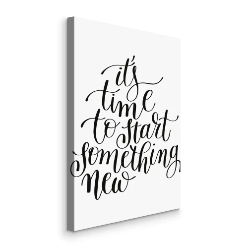 Tableau  Inscription motivante, il est temps de changer