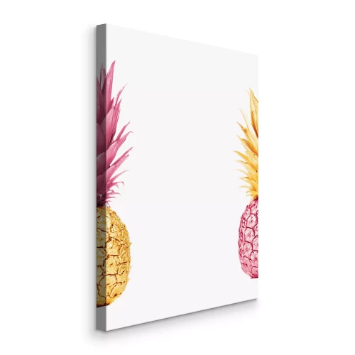 Tableau  Moitiés d'ananas aux couleurs abstraites
