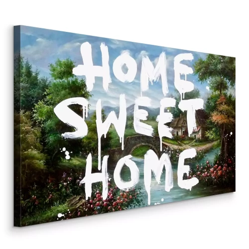 Tableau  L'inscription sur fond de nature pittoresque