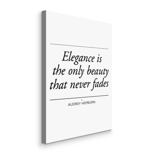 Tableau  Une pensée inspirante sur la beauté