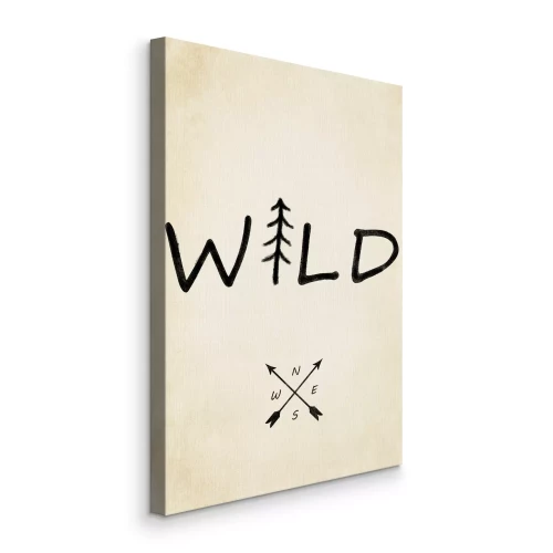 Tableau  Typographie Arbre Sauvage