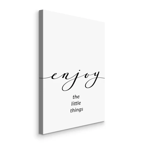 Tableau  Citation de Black : Appréciez les petites choses