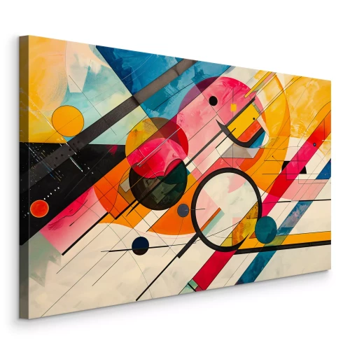 Tableau  Abstraction géométrique inspirée par Kandinsky