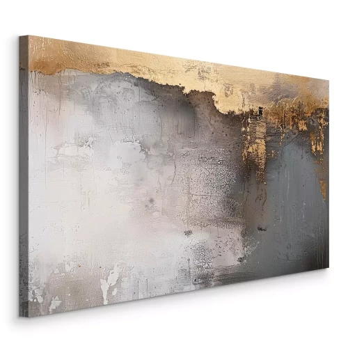 Tableau  Abstraction picturale avec dorure