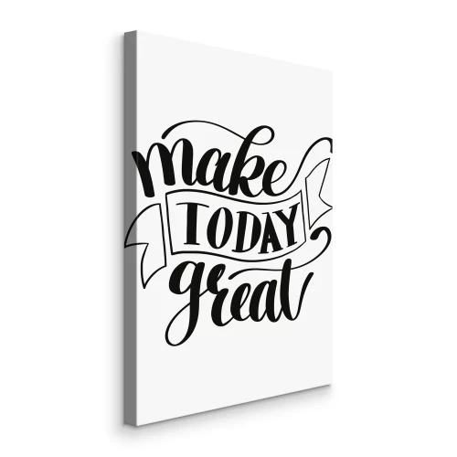 Tableau  Typographie motivante sur la joie