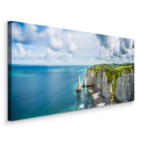 Tableau  Panorama de la côte avec ses falaises de craie