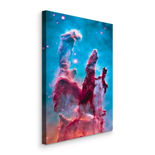 Tableau  Piliers roses de la création dans l'espace