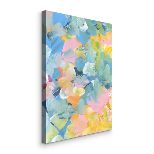 Tableau  Une composition picturale aux teintes pastel de peinture