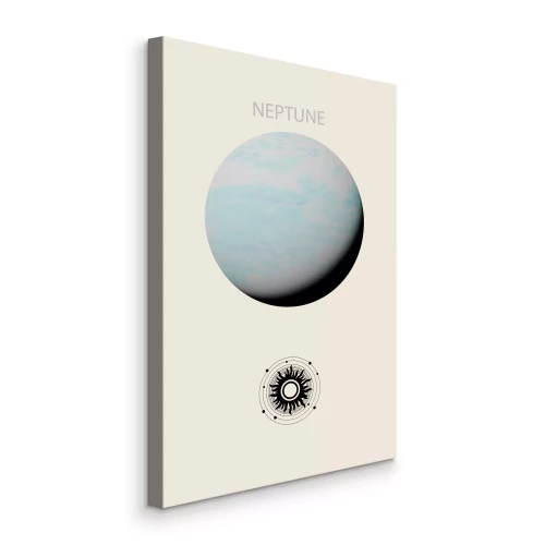 Tableau  Neptune, la planète bleue du système solaire