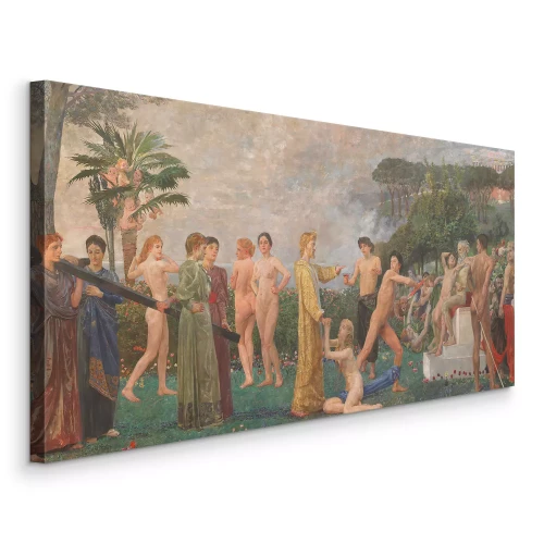 Tableau  Le Christ sur l'Olympe, par l'artiste allemand Max Klinger