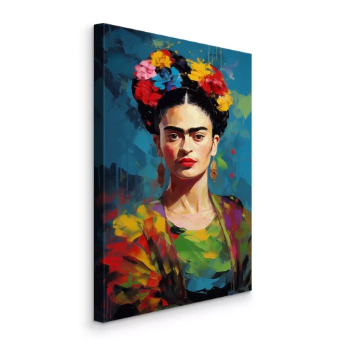 Tableau  Frida Kahlo dans une version artistique