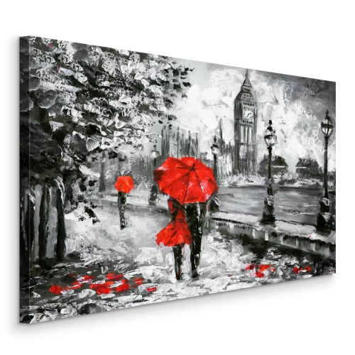 Tableau  Des accents rouges à Londres