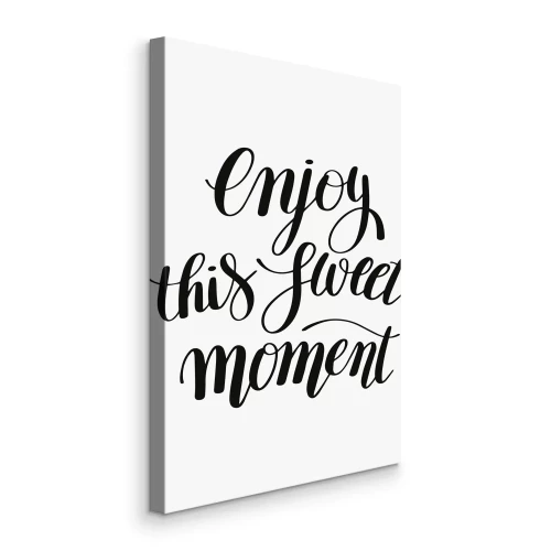 Tableau  Inscription calligraphique sur les doux moments