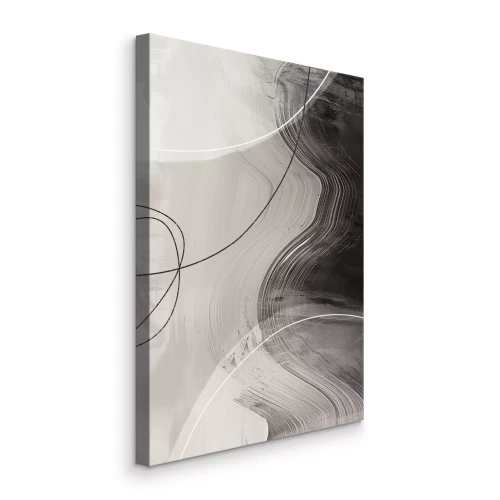 Tableau  Formes ondulées aux couleurs monochromes