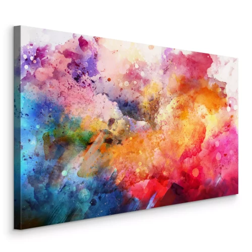 Tableau  Une explosion colorée de peintures colorées