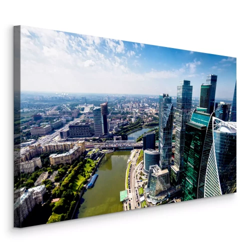 Tableau  Paysage de Moscou avec une rivière