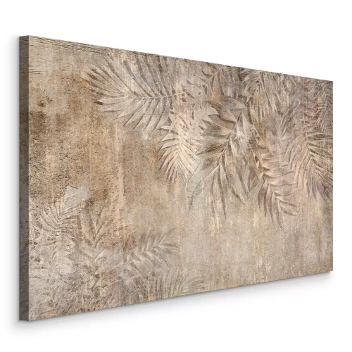 Tableau  Palmiers délicats aux tons brun sable