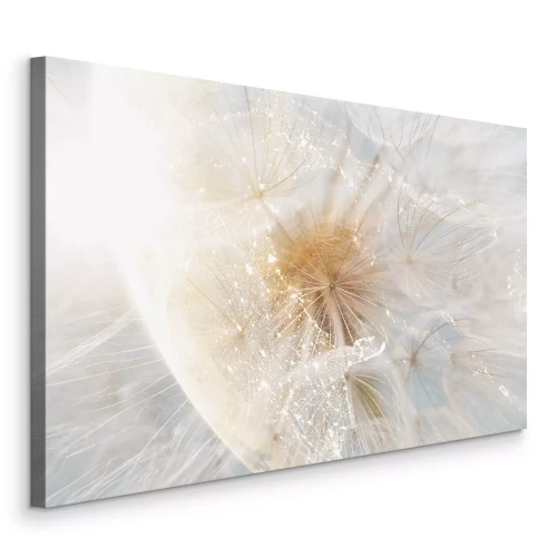 Tableau  Pissenlits dans une composition lumineuse