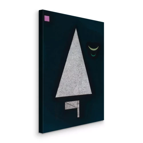 Tableau  Reproduction de l'œuvre « La netteté blanche » de Vassily Kandinsky