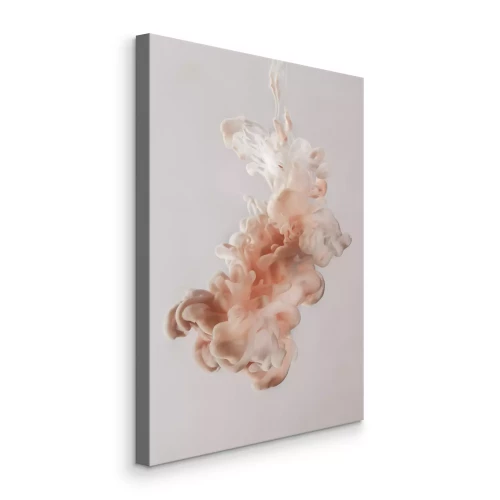 Tableau  Encre dans l'eau dans des tons de rose