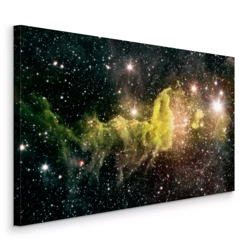 Tableau  Nébuleuse verte dans l'espace