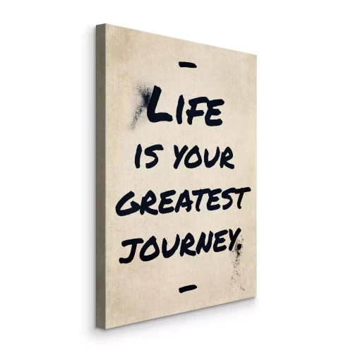 Tableau  Une typographie qui inspire le voyage