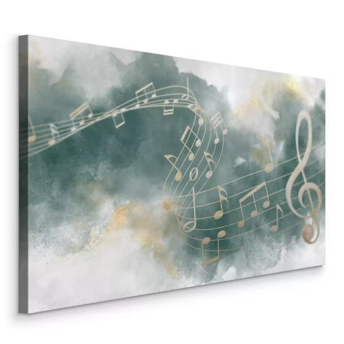 Tableau  Harmonie des notes dans le ciel