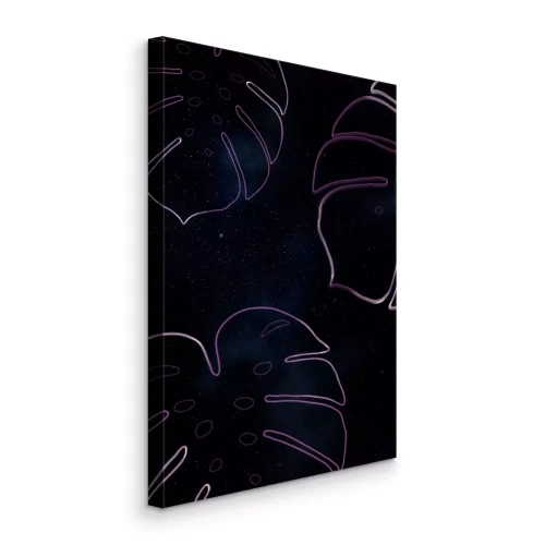 Tableau  Des monstres colorés sur fond de ciel cosmique