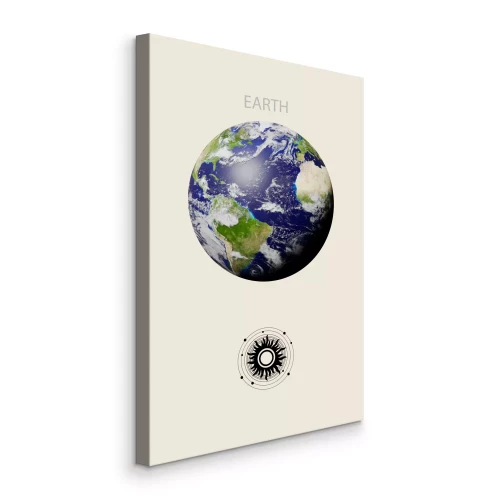 Tableau  La planète Terre dans le système solaire