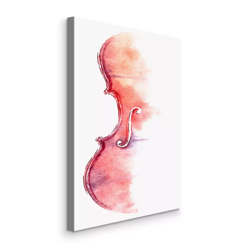 Tableau  Fragment de violon dans un style pictural