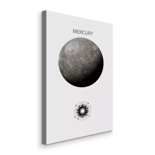 Tableau  Mercure, la planète grise