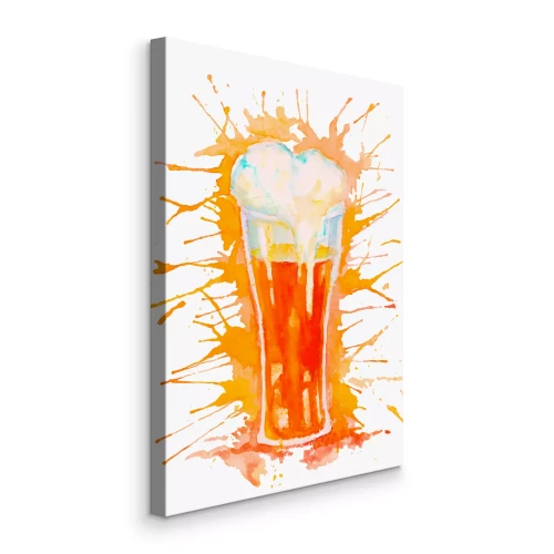 Tableau  Une chope à bière avec une touche artistique