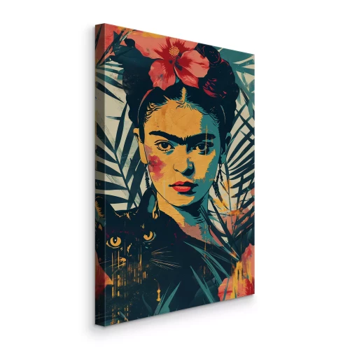 Tableau  Portrait tropical de Frida Kahlo