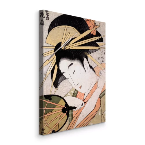 Tableau  Femme asiatique Ōgiya no uchi Hanaōgi