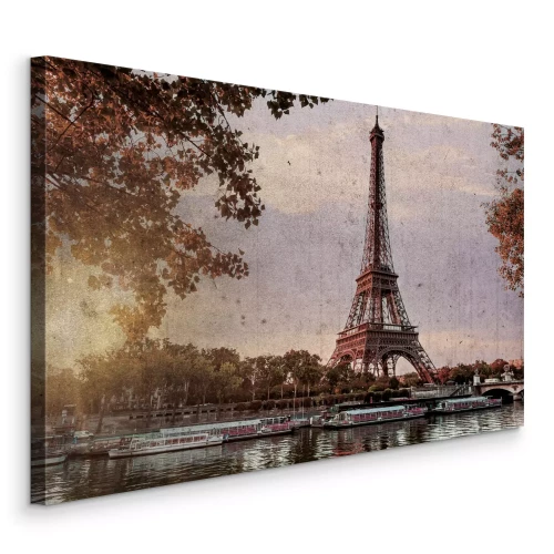 Tableau  Automne au bord de la Seine, en plein cœur de Paris