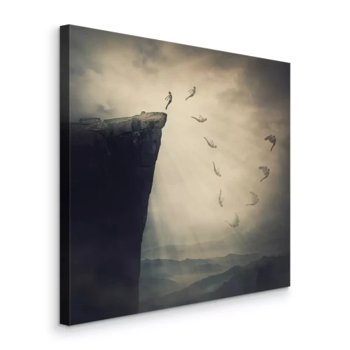 Tableau  Tomber dans la mer et se transformer en ange