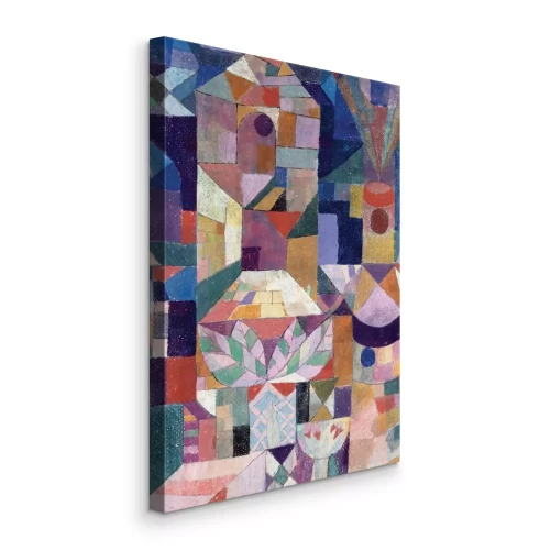 Tableau  Surfaces colorées et bâtiments symboliques