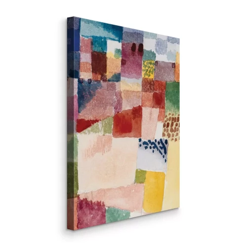 Tableau  Formes colorées paysage abstrait