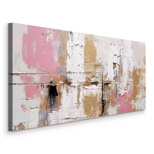 Tableau  Couches de peinture sur béton brut